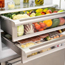 Telescopic Glide-Out Refrigerator Drawers